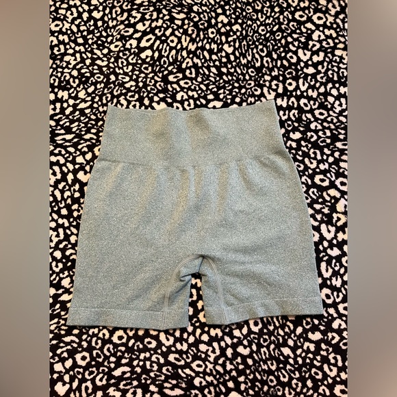 🥰SOLD🥰 Light Teal Biker Shorts. - Picture 6 of 7